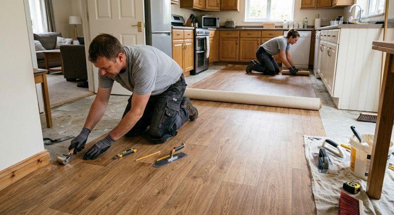 Linoleum Floor Installation in Vero Beach, FL