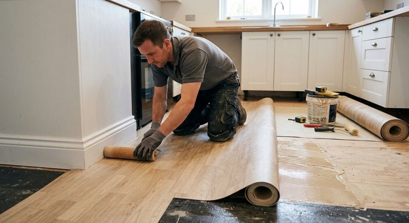 Sheet Linoleum Installation in Indian River County, FL